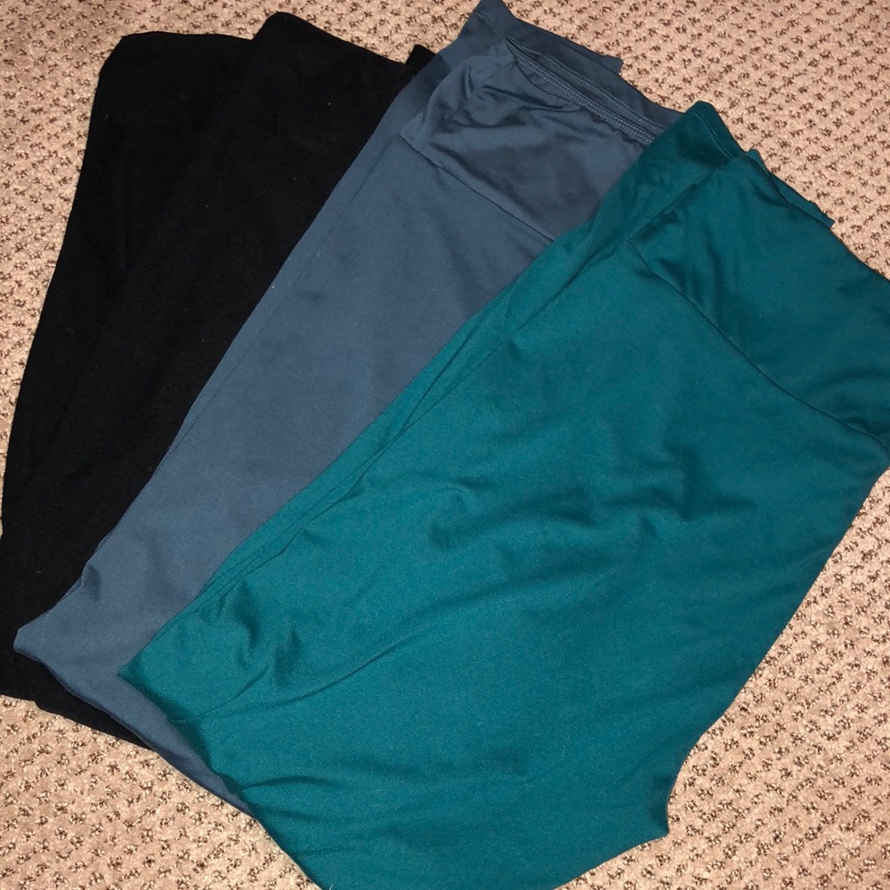 3 pairs of T/C Lularoe leggings